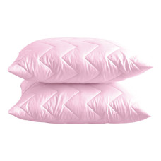 Набір подушок 2 шт 50х70 см IDEIA подушка з переробленого волокна гіпоалергенна пудра