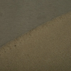 Тканина трикотаж трьохнитка фліс, 310 г/м2, 180 см хакі тепла для спортивного одягу