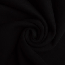 Тканина трикотаж тринитка фліс, 310 г/м2, 180 см чорний