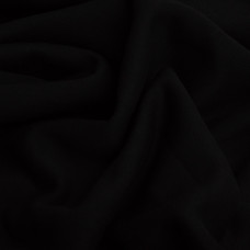 Тканина трикотаж тринитка фліс, 310 г/м2, 180 см чорний