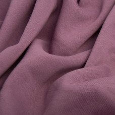 Тканина трикотаж трьохнитка, 310 гр/м2, 180 см лілова тепла для спортивного одягу