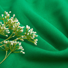 Тканина трикотаж трьохнитка фліс, 310 г/м2, 180 см трава зелена тепла для спортивного одягу