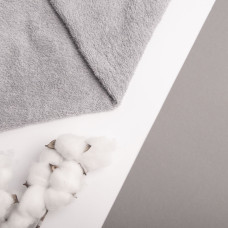 Махрове полотно бавовняне 430 г/м2, махра, бавовна, тканина полотінкова, для халатів, махрова, натуральна сіре