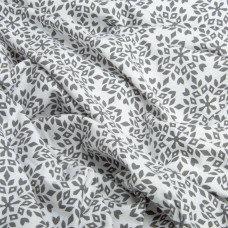Тканина фланель бавовна, 230 см, 155 г/м2, Сніжинки сірі