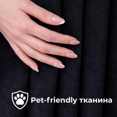 Тканина портьєрна однотонна Фонлук Сюїта V-32 чорний