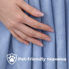 Тканина портьєрна однотонна Фонлук Сюїта V-34 блакитний