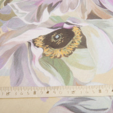 Тканина сатин для постільної білизни, пл 130 г/м2 210 ТС, бавовна, 240 см 7,27929/16 камалія крем