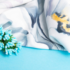 Тканина сатин для постільної білизни, пл 130 г/м2 210 ТС, бавовна, 240 см 7,27929/16 лотос сірий