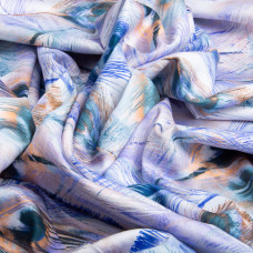 Тканина сатин для постільної білизни, пл 130 г/м2 210 ТС, бавовна, 240 см 02 перо павича