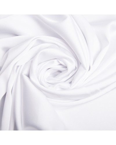 Тканина шовк сатин Armani 145 см 98 г/м2 для вечірніх суконь, блуз, атласна, шовкова V-2 білий