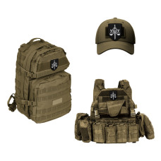 Набір шевронів із липучкою Прокуратура України 6,3х8 см нашивка шеврон вишитий патч чорний