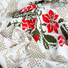 Тканина декоративна скатертина бавовна з водовідштовхувальним просоченням, 180 см, 220 г/м2, для скатертин, штор