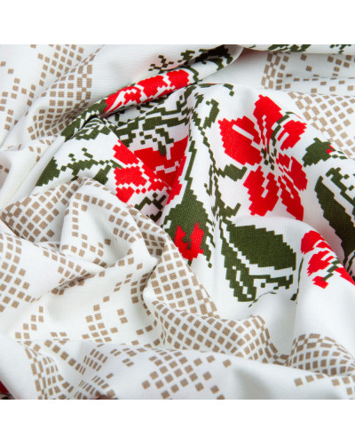 Тканина декоративна скатертина бавовна з водовідштовхувальним просоченням, 180 см, 220 г/м2, для скатертин, штор