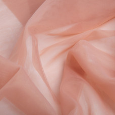Тканина фатин євро 300 см 15 г/м2 фатин легка декоративна для суконь, костюмів, декору V-H135 беж пудра