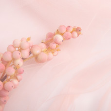 Тканина фатин євро 300 см 15 г/м2 фатин легка декоративна для суконь, костюмів, декору  V-H134 св персик