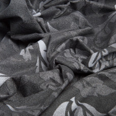 Тканина бязь ранфорс для постільної білизни, бавовна, 130 гр/м2, 240 см L-5520/1 бароко сіра