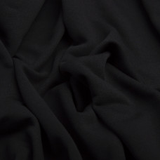 Тканина трикотаж трьохнитка петля Сезон чорний