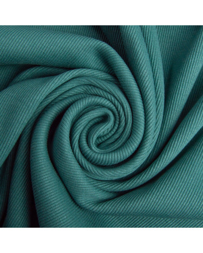 Тканина Кашкорсе IDEIA трикотажне полотно, 130 см, 300 г/м2, бавовна, для манжетів, горловин, низ світшотів, мор хвиля