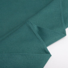 Тканина Кашкорсе IDEIA трикотажне полотно, 130 см, 300 г/м2, бавовна, для манжетів, горловин, низ світшотів, мор хвиля