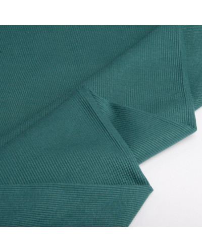 Тканина Кашкорсе IDEIA трикотажне полотно, 130 см, 300 г/м2, бавовна, для манжетів, горловин, низ світшотів, мор хвиля