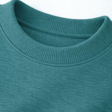 Тканина Кашкорсе IDEIA трикотажне полотно, 130 см, 300 г/м2, бавовна, для манжетів, горловин, низ світшотів, мор хвиля