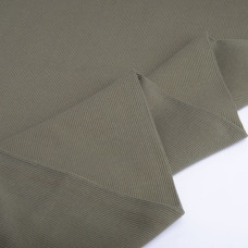 Тканина трикотажне полотно Кашкорсе, 130 см, 300 г/м2, бавовна хакі