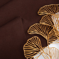 Тканина трикотажне полотно Кашкорсе, 130 см, 300 г/м2, бавовна шоколад