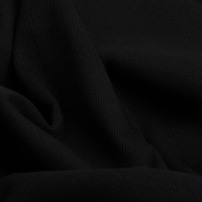 Тканина Кашкорсе IDEIA трикотажне полотно, 130 см, 300 г/м2, бавовна, для манжетів, горловин, низ світшотів, мор хвиля чорна