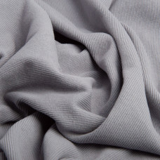 Тканина трикотажне полотно Кашкорсе, 130 см, 300 г/м2, бавовна сіре №2