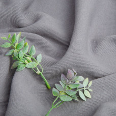 Тканина трикотажне полотно Кашкорсе, 130 см, 300 г/м2, бавовна сіре №2