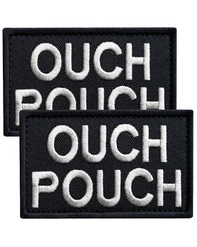 Набір шевронів 2 шт. із липучкою Ouch Pouch 5x8 см вишитий патч шеврон нашивка