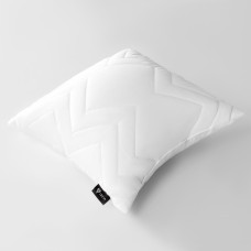 Подушка 50х50 см NORDIC IDEIA чохол стьобаний антиалергенне волокно біла