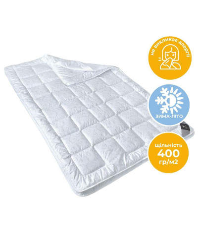 Ковдра 4 Сезона зима - літо IDEIA полуторна 200х220 см дві ковдри в наборі, антиалергенна, супер тепла, всесезонна та літня, 3 в 1