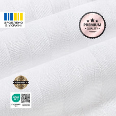 Пыдковдра сатин у смужку ТМ IDEIA 145х215 см білий у смужку