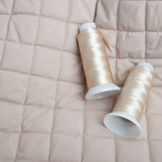 Тканина підкладкова стьобана утеплювач 7,5x7,5 см, синтепон 100 + спанбонд, плащовий однотонний, 140 см