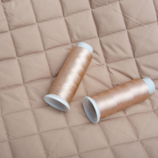 Тканина підкладкова стьобана утеплювач 7,5x7,5 см, синтепон 100 + спанбонд, плащова однотонна, 140 см