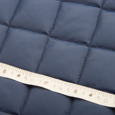 Тканина підкладкова стьобана утеплювач 7,5x7,5 см, синтепон 100 + спанбонд, плащовий однотонний, 140 см