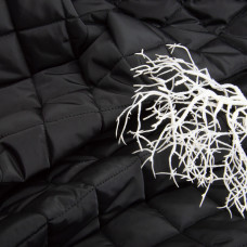 Тканина підкладкова стьобана утеплювач 7,5x7,5 см, синтепон 100 + спанбонд, плащовий однотонний, 140 см, 210