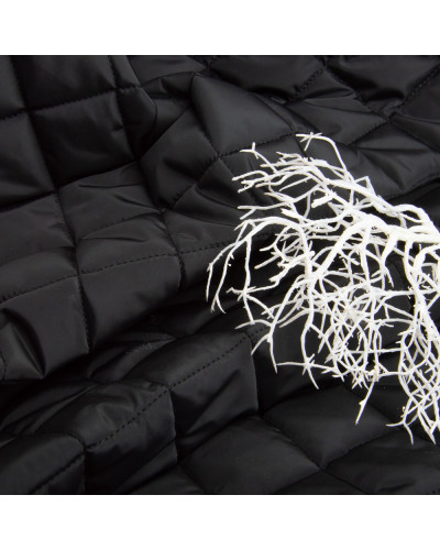 Тканина підкладкова стьобана утеплювач 7,5x7,5 см, синтепон 100 + спанбонд, плащовий однотонний, 140 см, 210