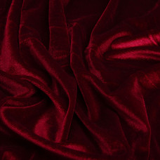 Тканина велюр однотонний, 140 см, 284 г/м2, для одягу, суконь, костюмів, спідниць V-5 бордо