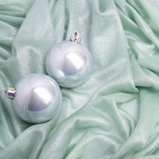 Тканина трикотаж Феєрія металік креп, 150 см, 100 г/м2, для суконь, костюмів, блуз м'ята