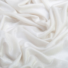 Тканина трикотаж Феєрія металік креп, 150 см, 100 г/м2, для суконь, костюмів, блуз крем