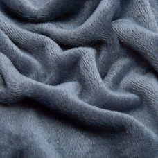 Тканина махрове полотно Велсофт, 175 см, 400 г/м2, м'яка тканина для пледів, халатів, піжам, покривал сире