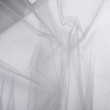 Тканина декоративна фатин Kristal №119 попіл