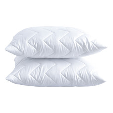 Набір подушок 2 шт 50х70 см IDEIA подушка з переробленого волокна гіпоалергенна біла