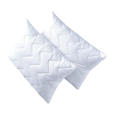 Набір подушок 2 шт 50х70 см IDEIA подушка з переробленого волокна гіпоалергенна біла