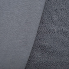 Тканина трикотаж трьохнитка петля Сезон сірий