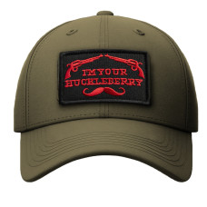 Набір шевронів 2 шт. з липучкою I am your Huckleberry 5x8 см вишитий червоний патч шеврон нашивка