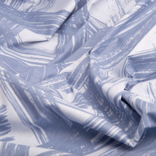 Тканина бязь ранфорс для постільної білизни, бавовна, 130 гр/м2, 240 см M02283/11 Елегія денім