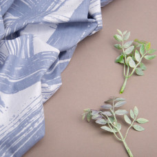 Тканина бязь ранфорс для постільної білизни, бавовна, 130 гр/м2, 240 см M02283/11 Елегія денім